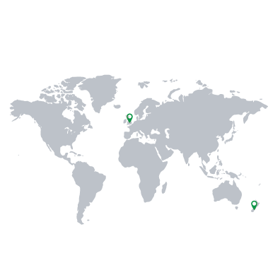 World map showing AudienceZen operational locations