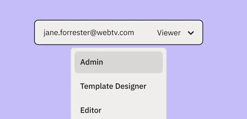 Assign roles and rights to users