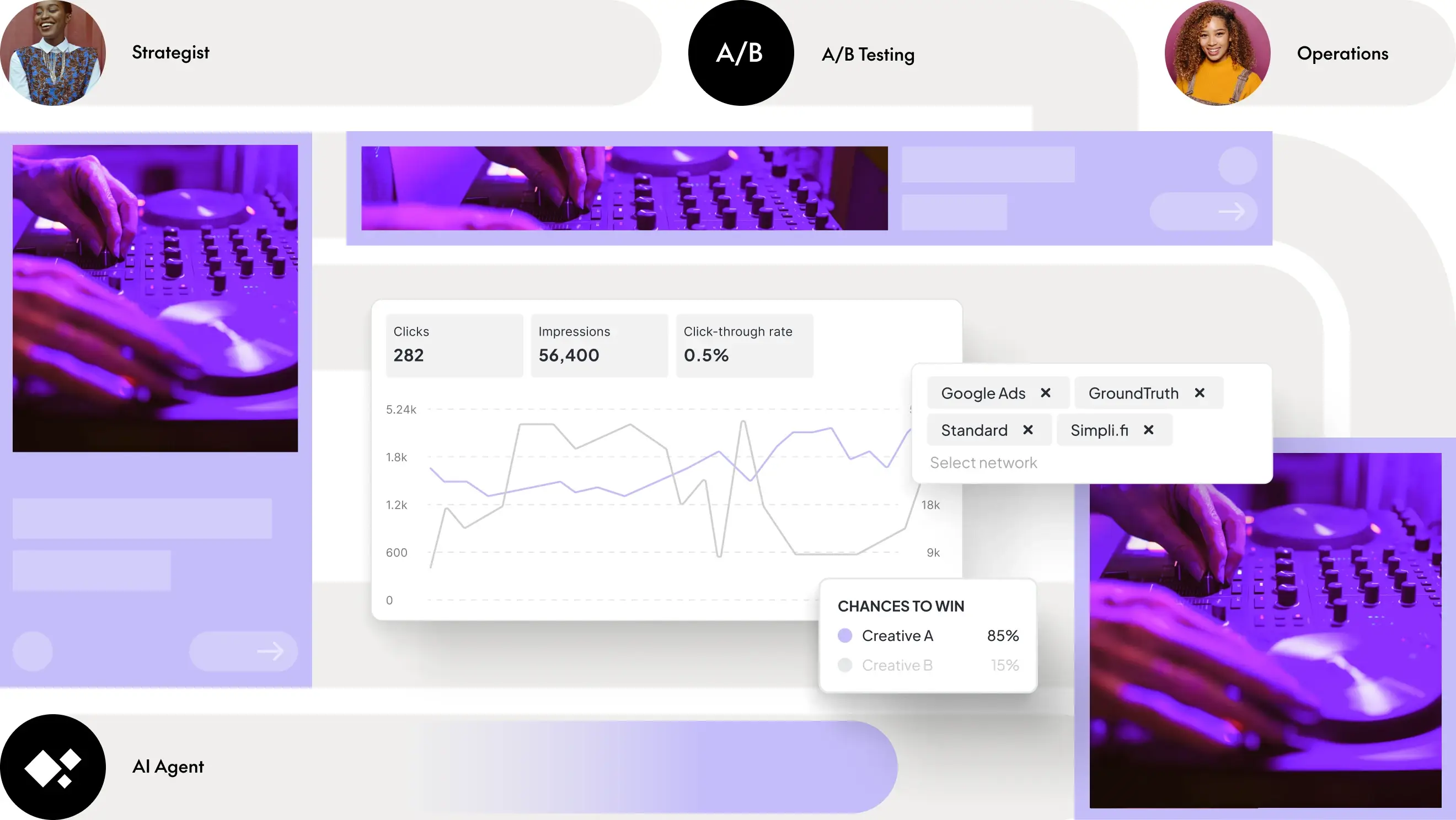 The Brief's ad serving feature