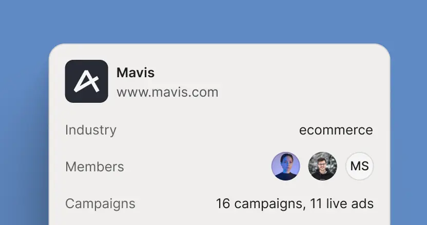 Project personalization feature