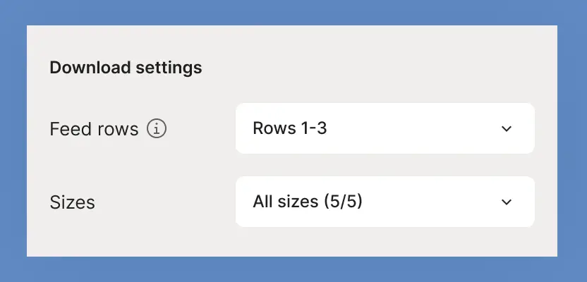 Download campaign-ready assets, organized and ready to deliver