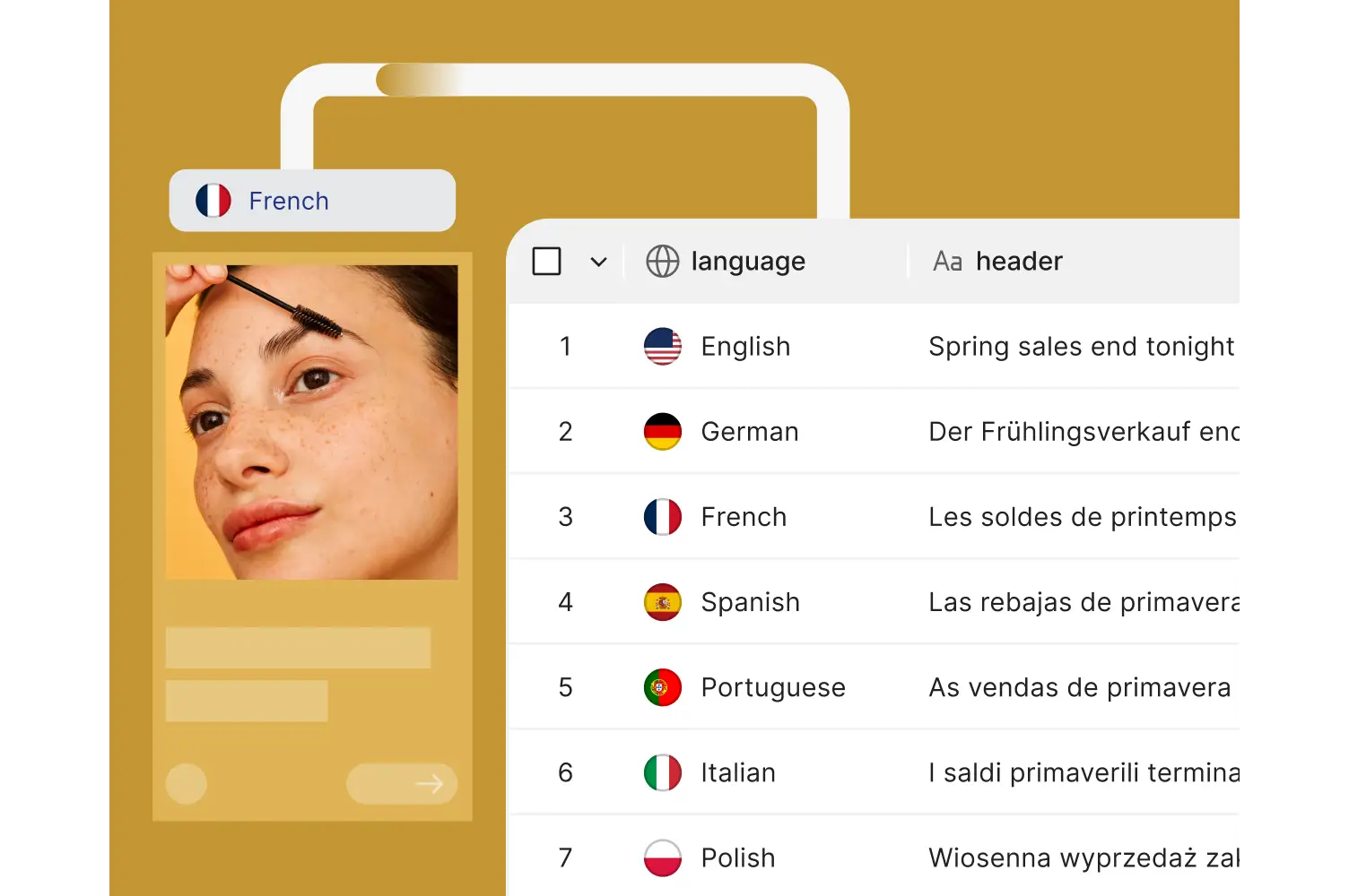Create multilingual ads