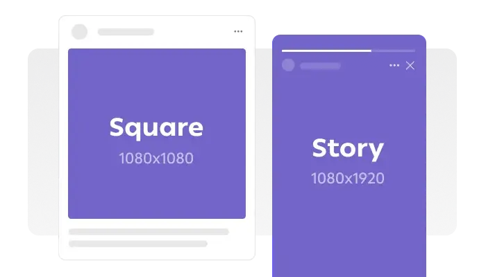 Save time and get the right sizes Instagram ad sizes