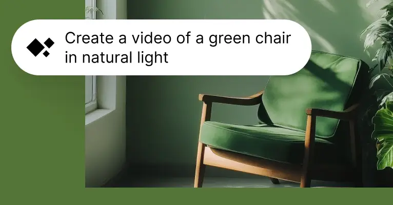 Generate stunning, original visuals and video clips from a single sentence
