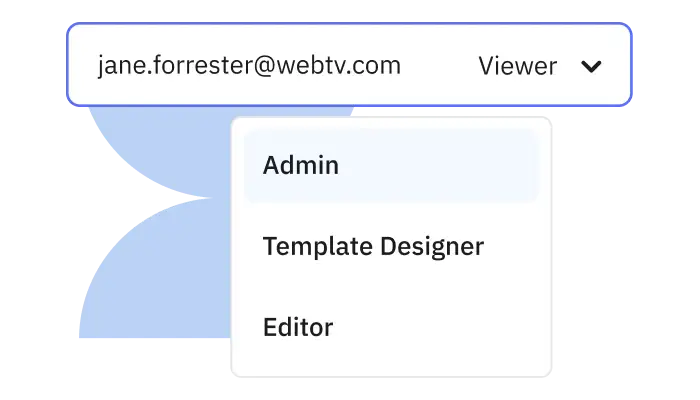 Assign roles and rights to users
