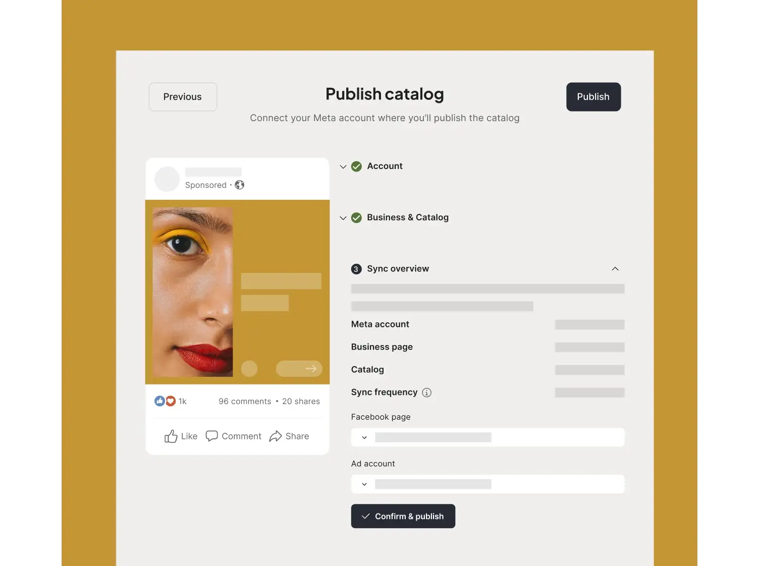 Publish your catalog directly to Meta