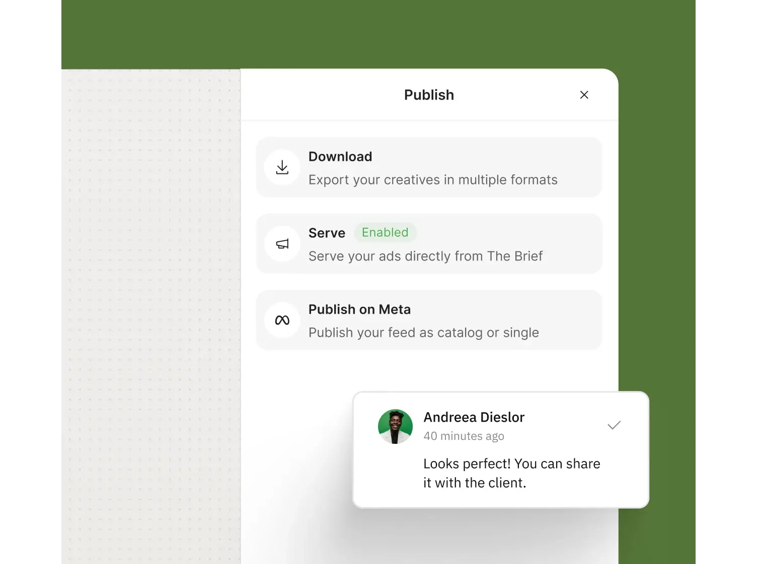 Seamless collaboration, publishing and tracking