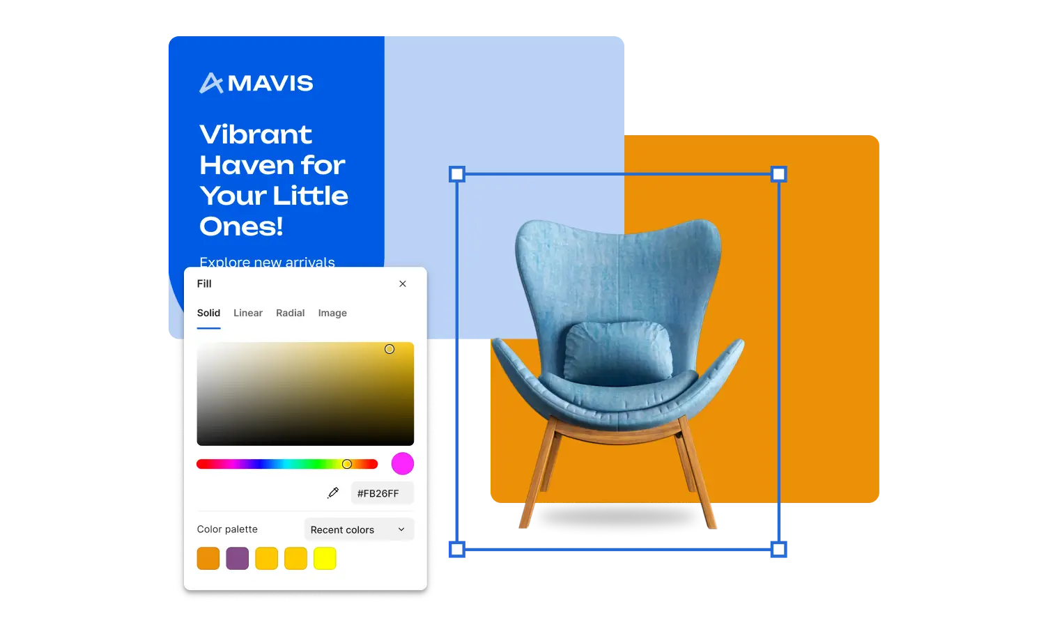 Change background color, transform your images