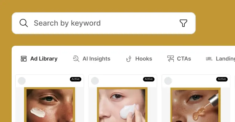 Competitor ad library