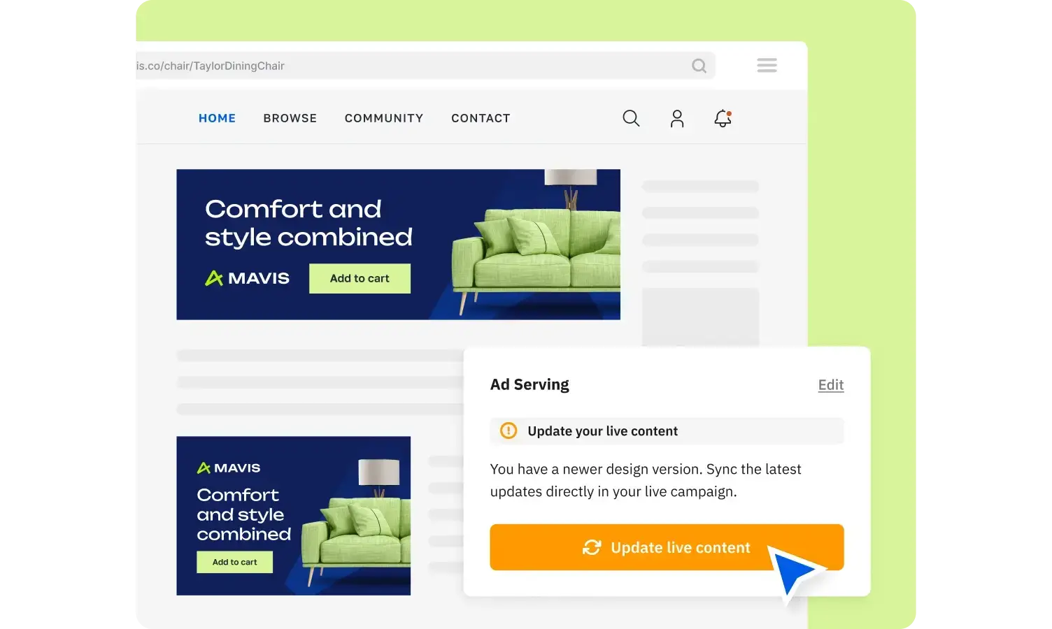 Publish instantly