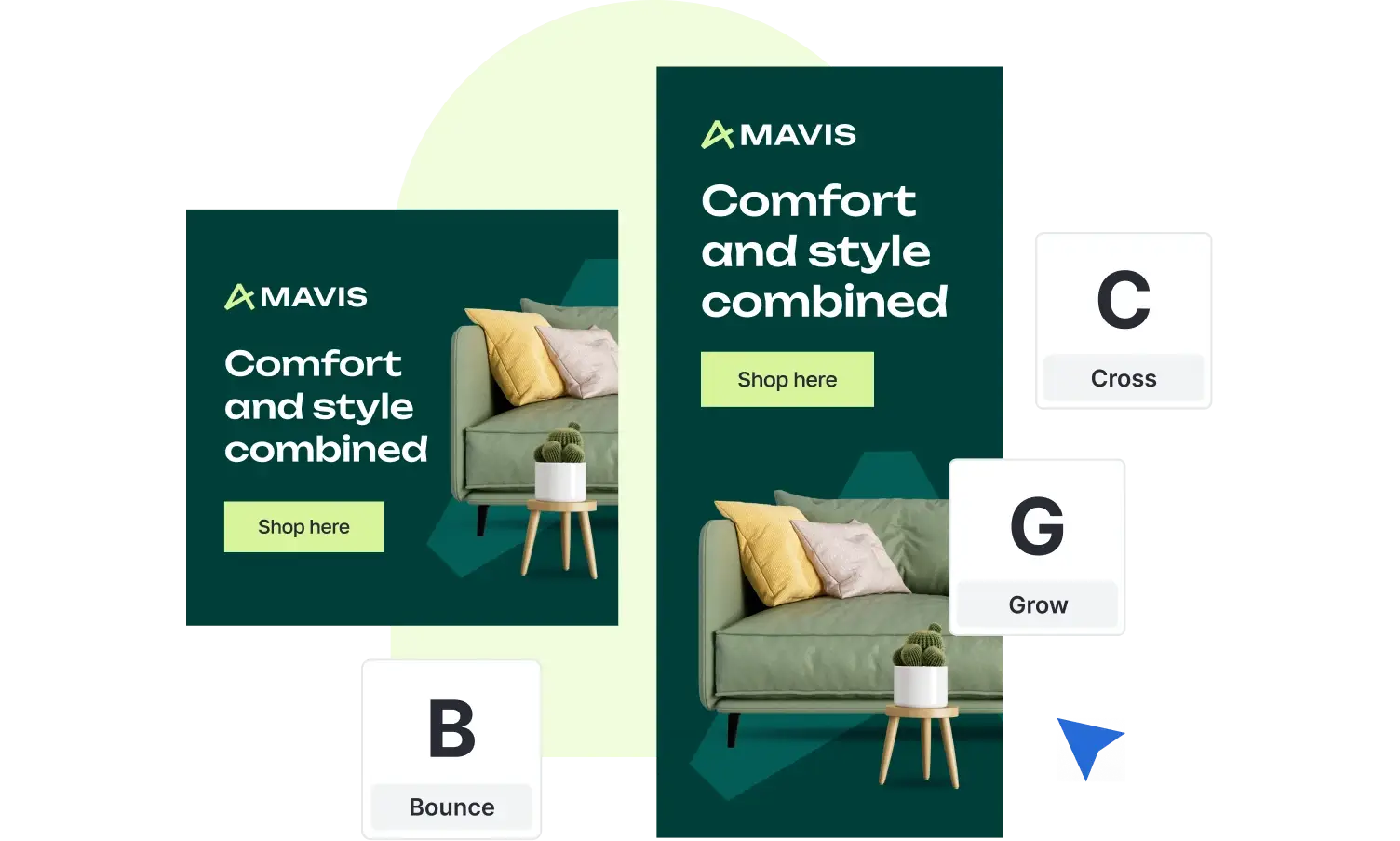 Animate your banner design in seconds