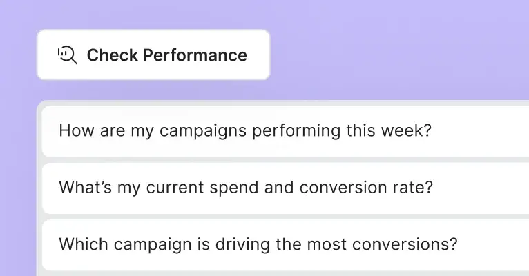 Check performance of your ad campaigns