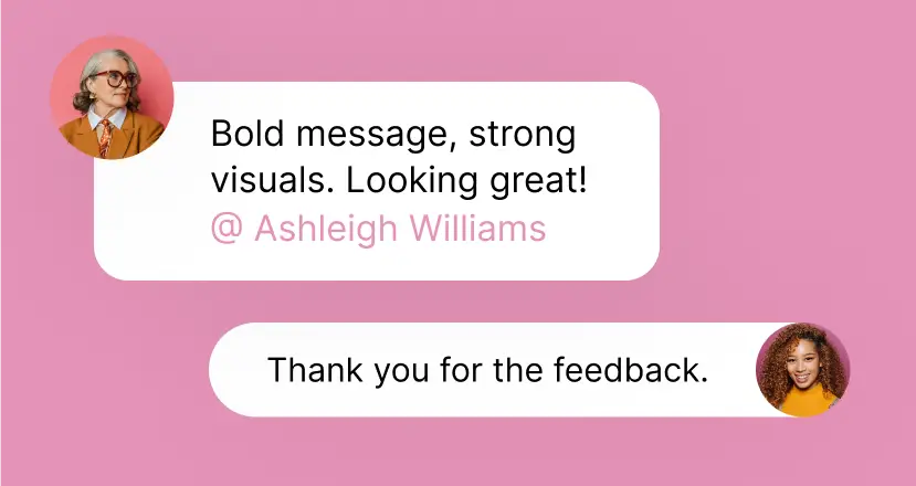 Real time collaboration feature