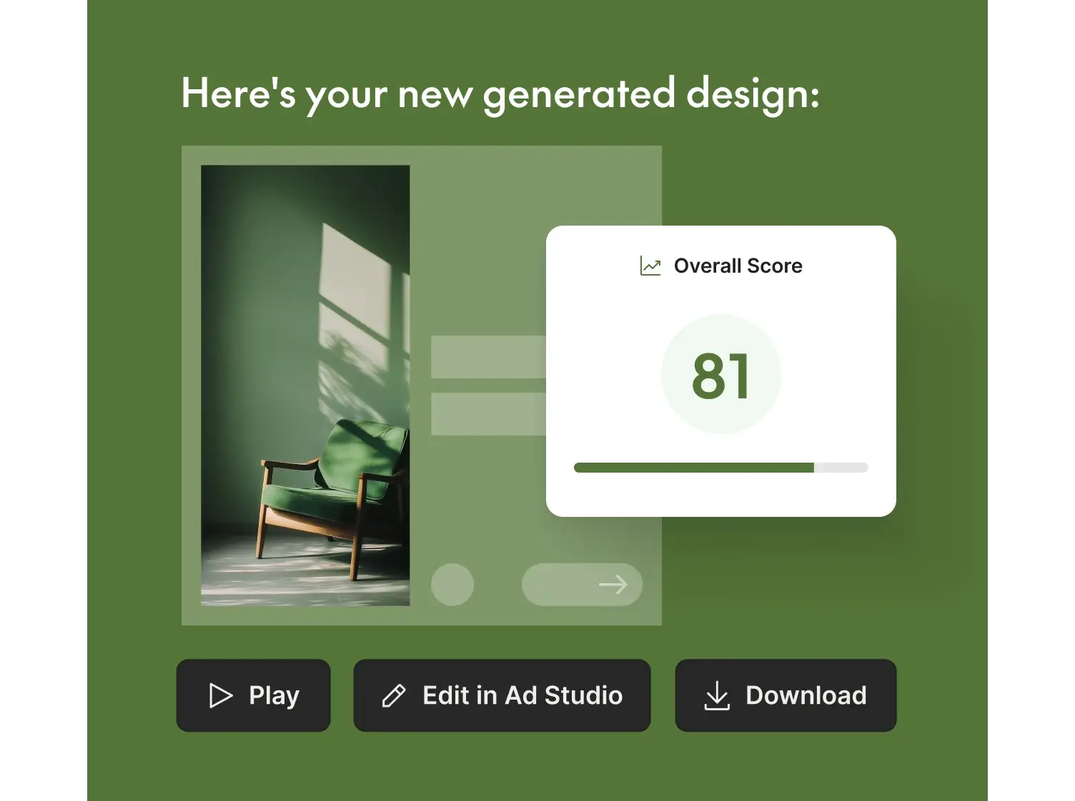 Turn any idea into on-brand ad creatives in seconds