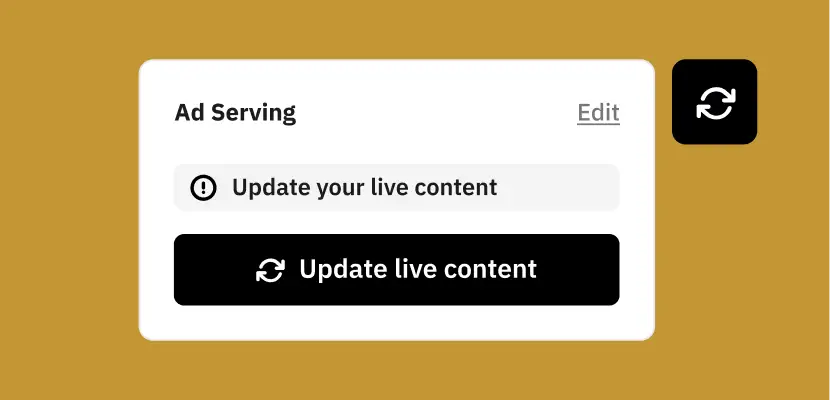 Live updates feature