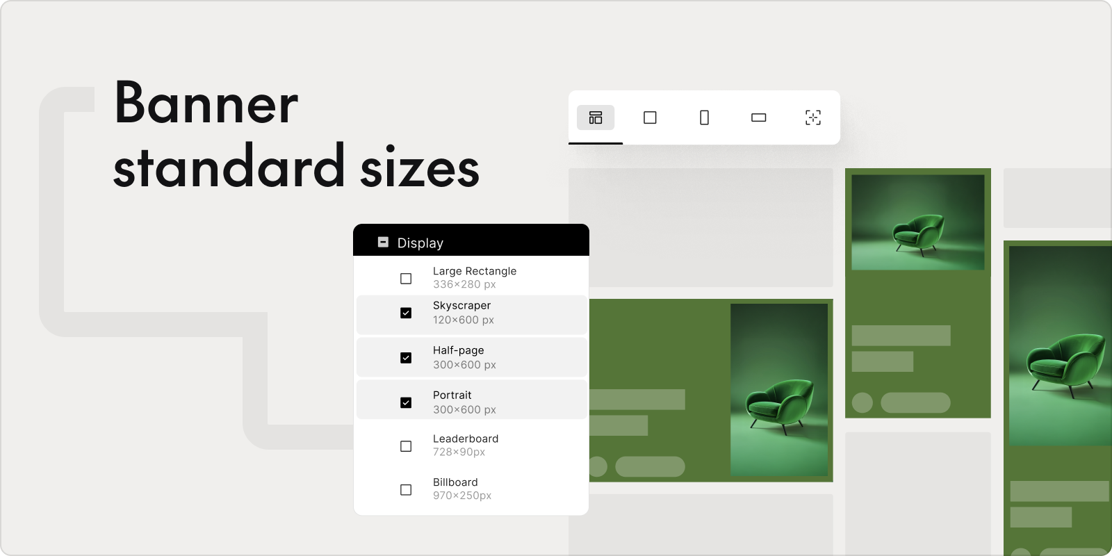 Banner ad sizes