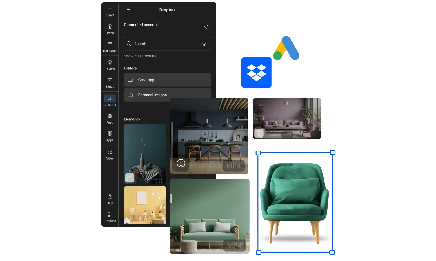 Dropbox and Google drive integration