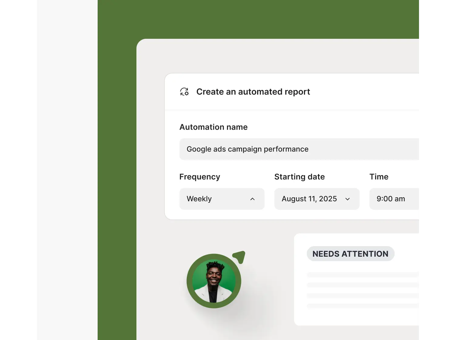 Create an automated report for your campaigns and see what's working