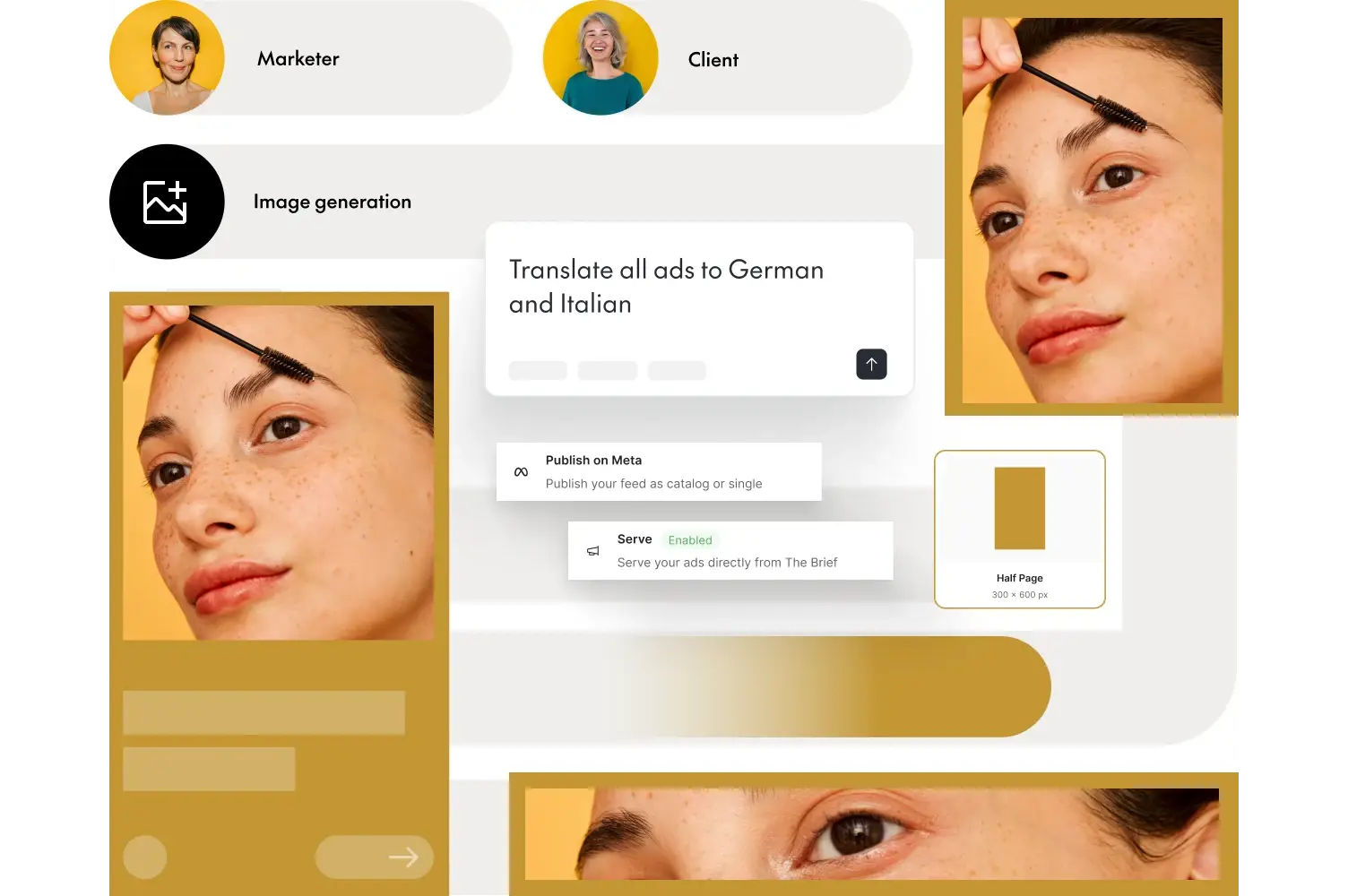 Effortless ad adaptation and scaling
