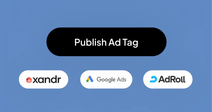 Launch ads using ad tags