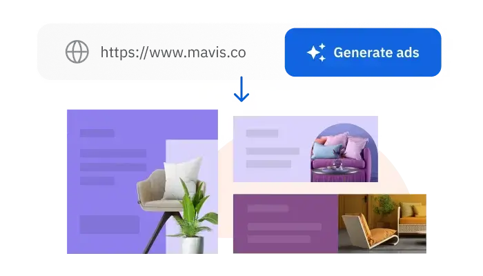 AI banner generator feature