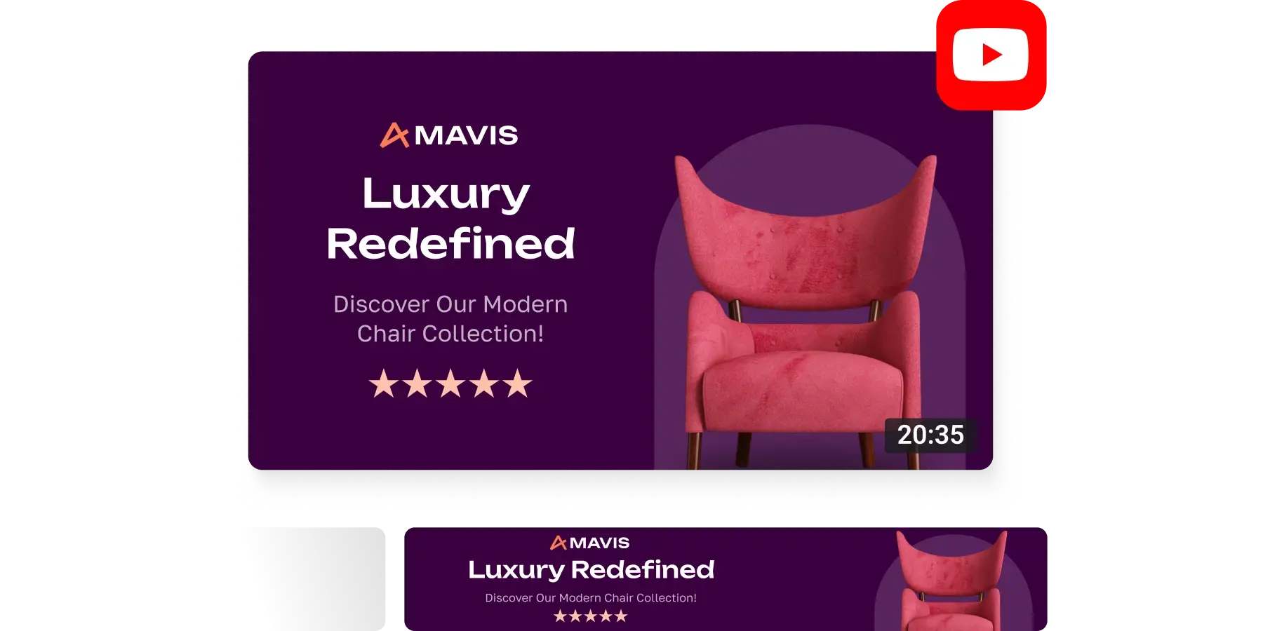 Create and edit various design assets and layouts for YouTube