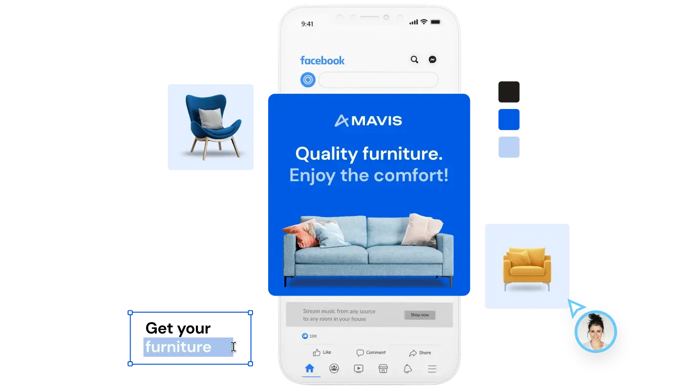 Facebook ad maker