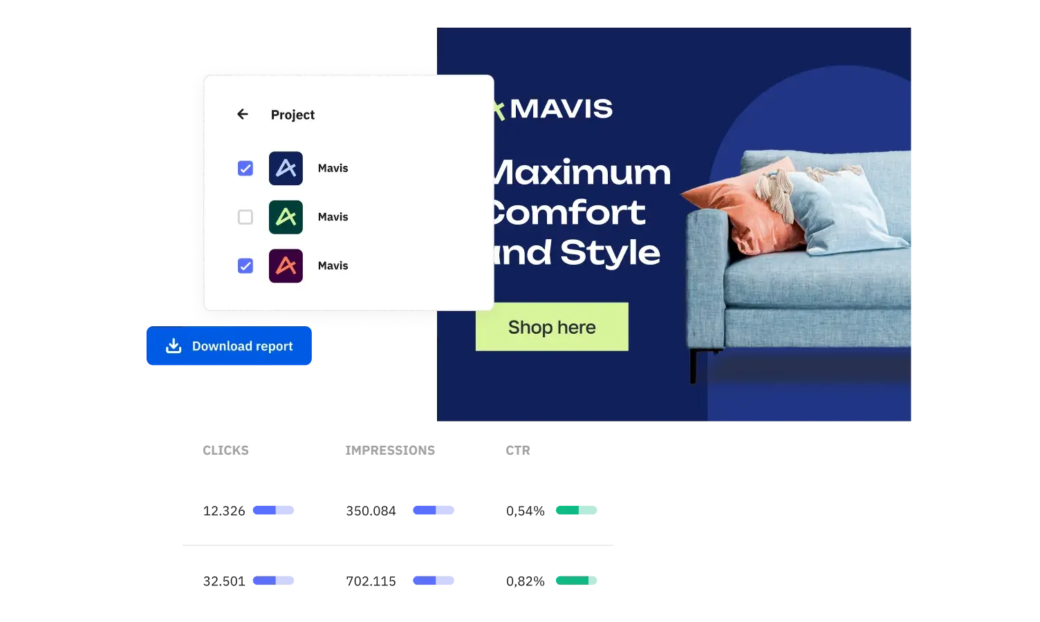 Easily create reports