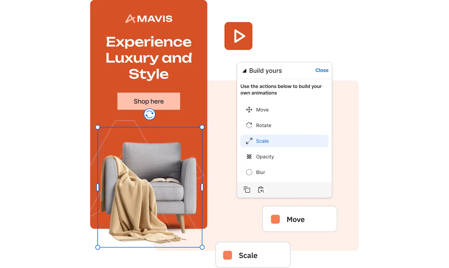 Add dynamic motion to your static images