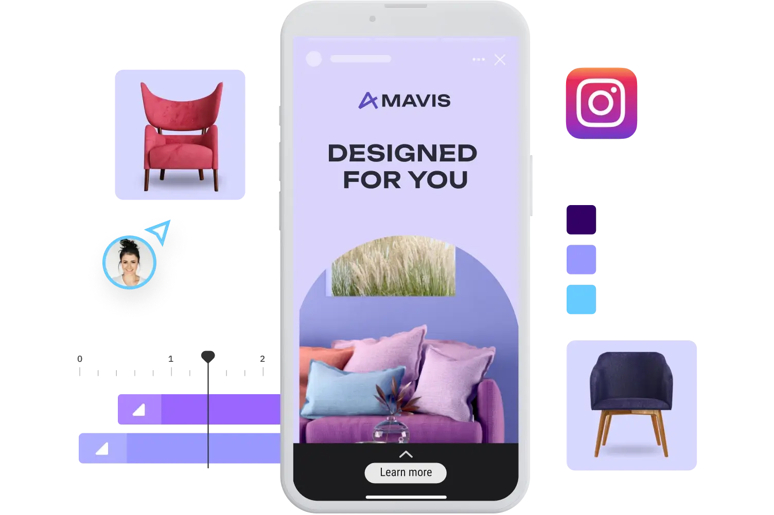 Create Instagram Stories Online with The Brief's Instagram Story Maker
