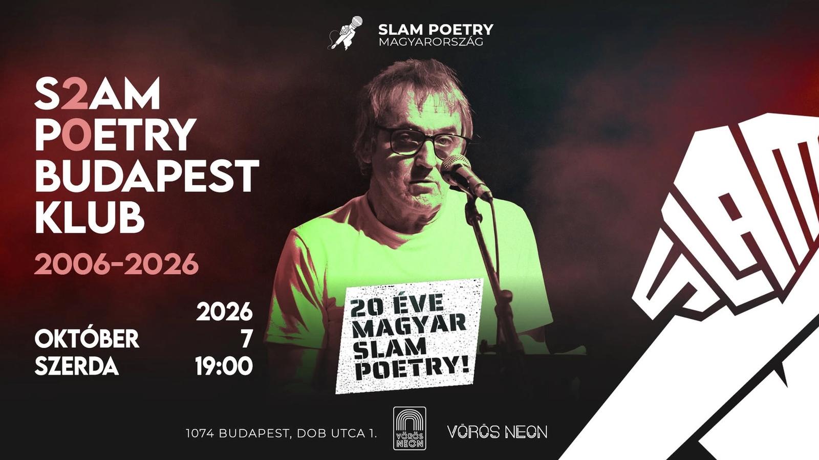 Slam Poetry Budapest Klub - Október