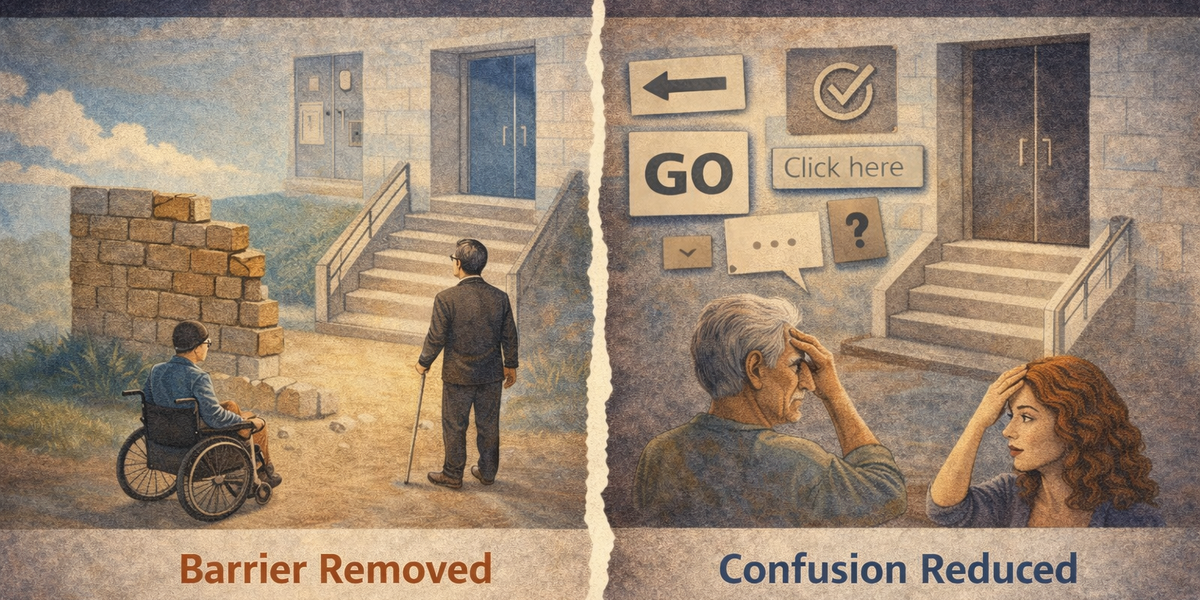 Accessibility vs usability: where people get it wrong