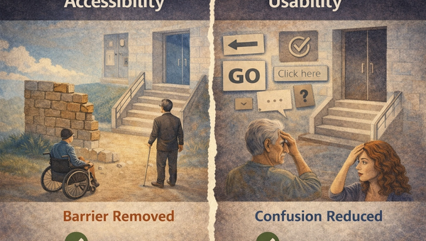 Accessibility vs usability: where people get it wrong