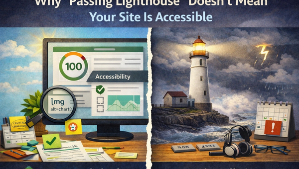 Why “Passing Lighthouse” Doesn’t Mean Your Site Is Accessible
