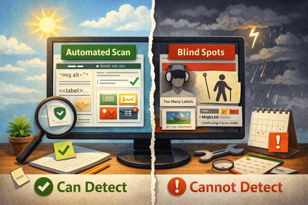 What Automated Accessibility Tools Can - and Can’t - Detect