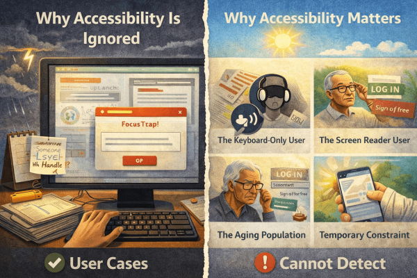 Why Accessibility Is Ignored - and Why It Still Matters