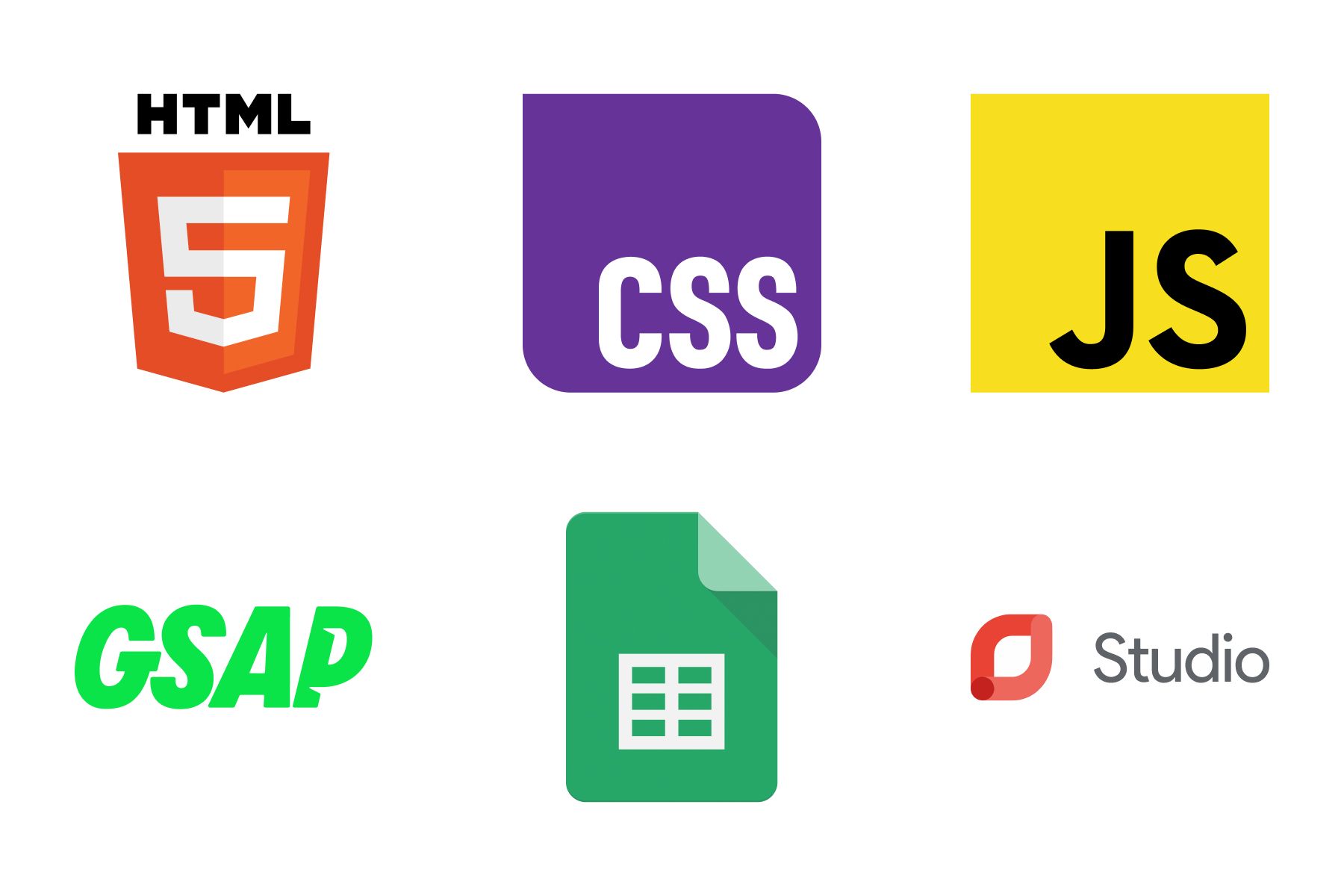 Image showing the icons of all named technologies