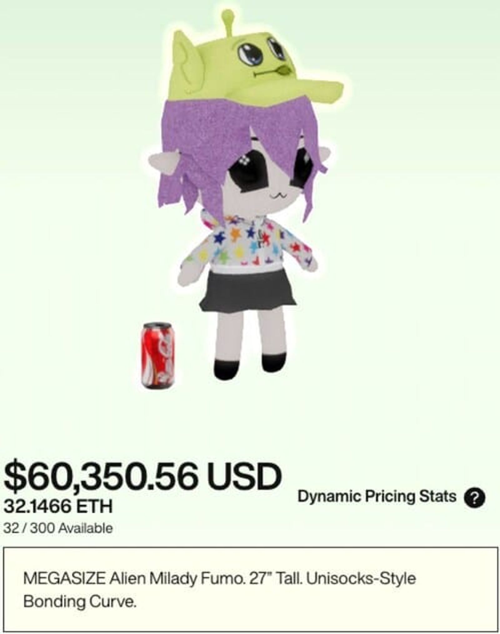 Illustration for Press Release: Remilia Corporation Launches MegaSize Alien Milady Fumo, Fueling Unprecedented Demand in $FUMO Token