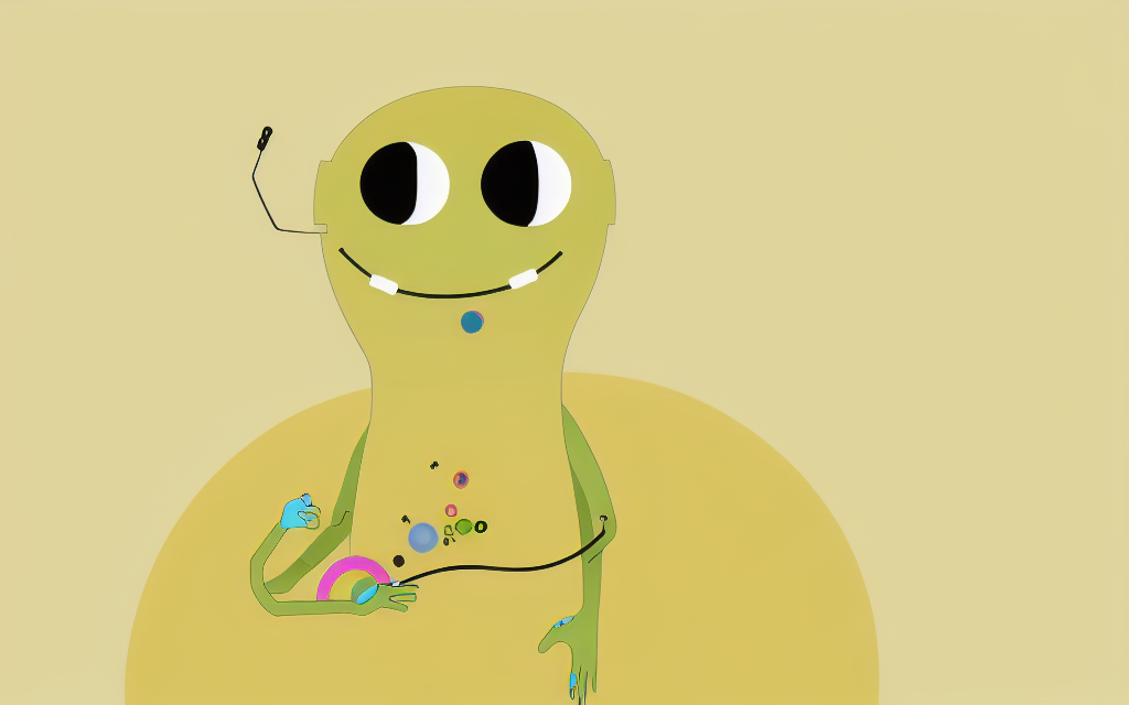 Yellow Yallie as a lab scientist