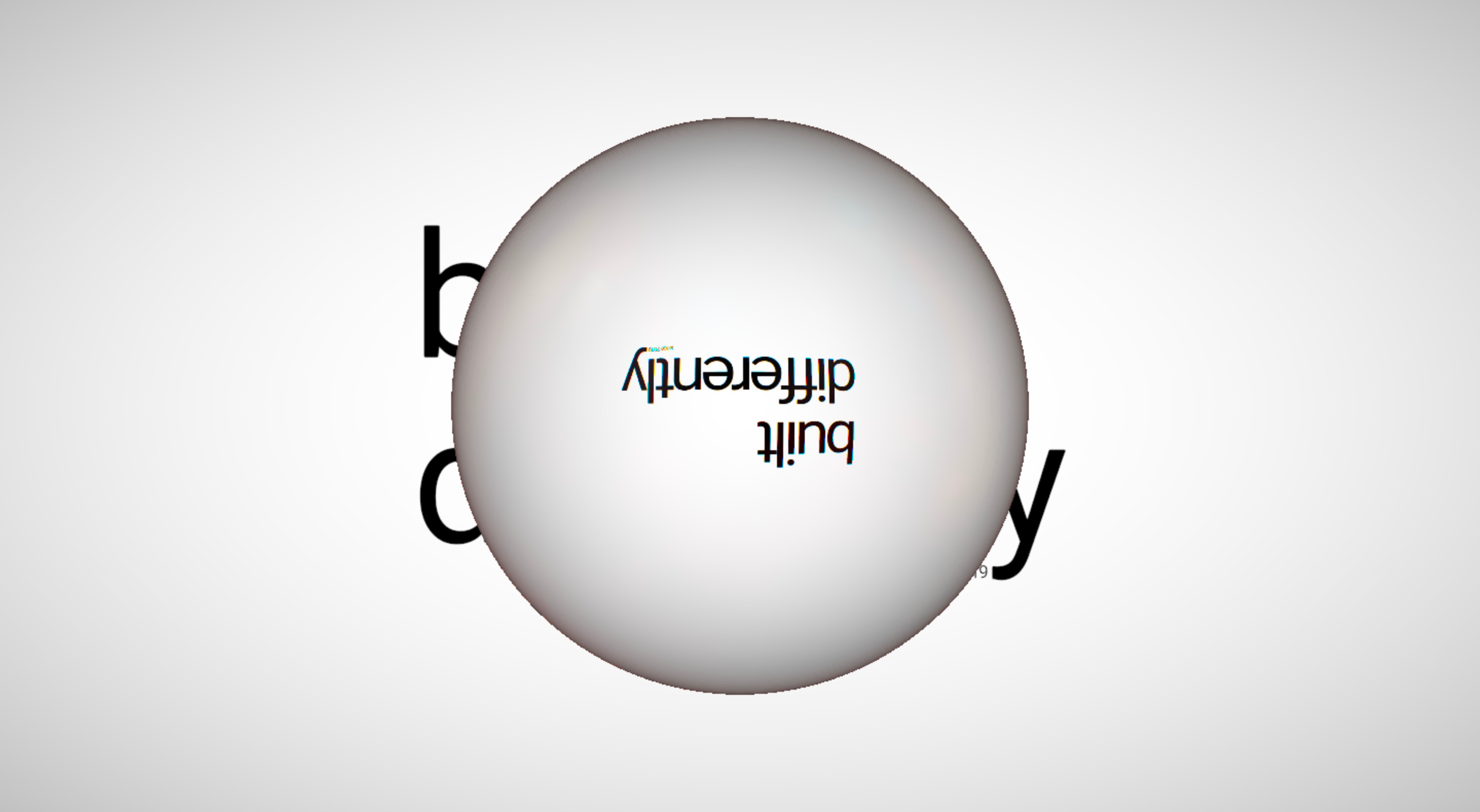 Refraction of background