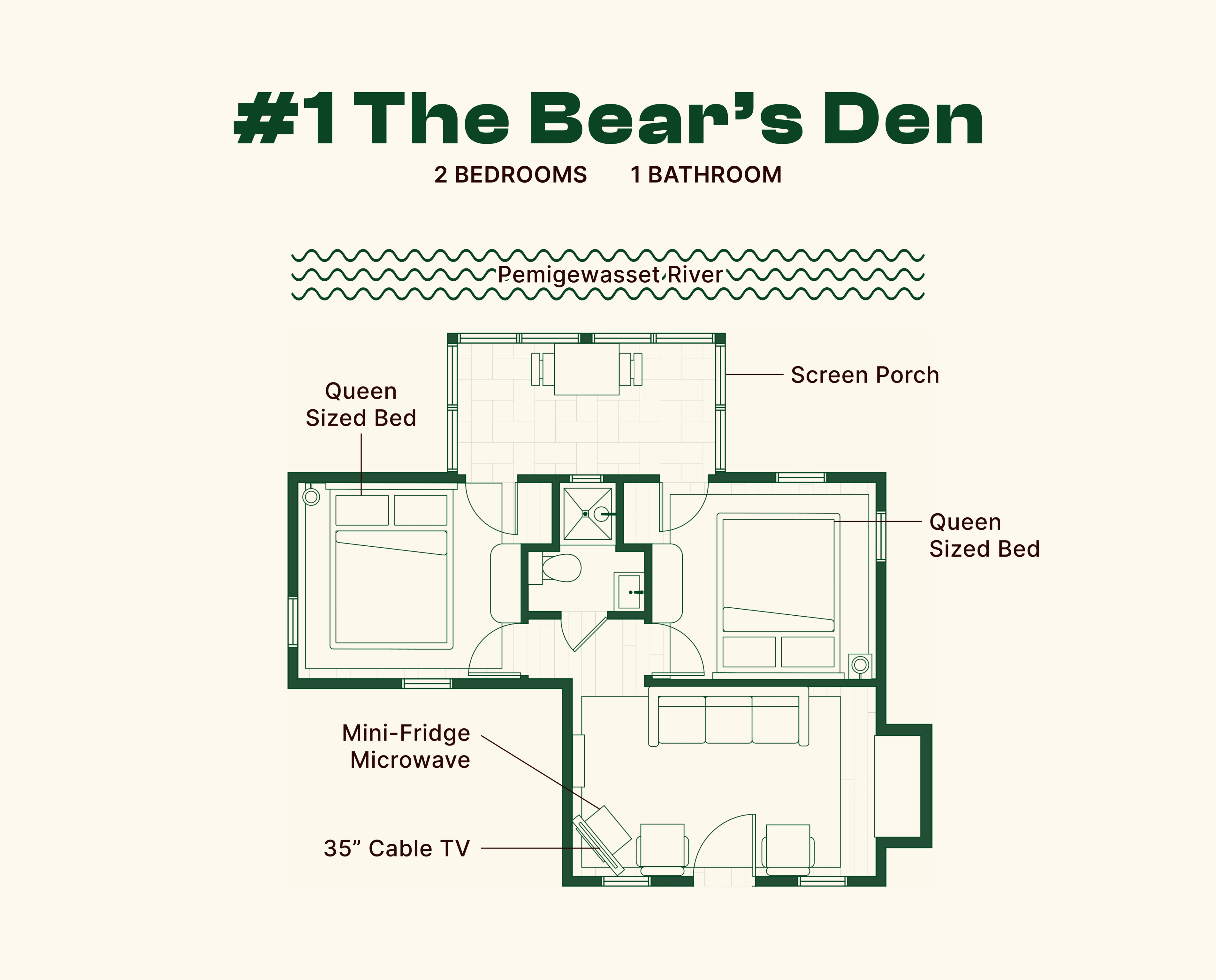 Cabin 1 Bears Den