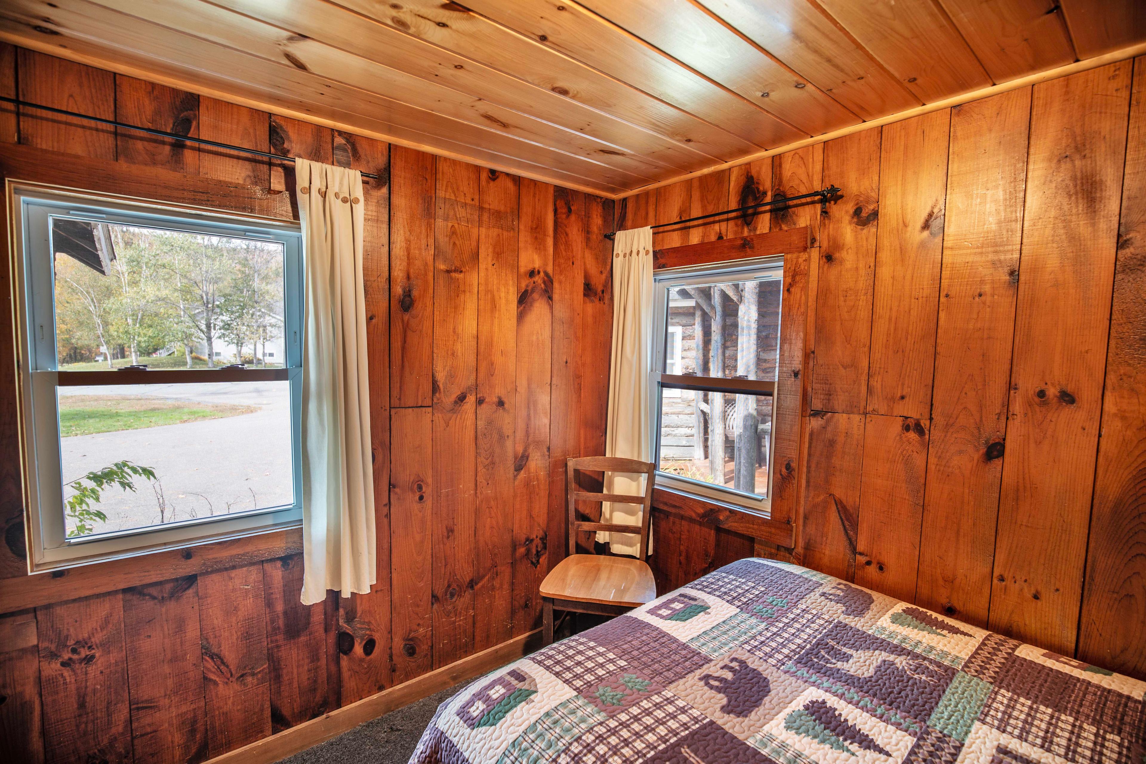 Rustic cabin stay with riverfront views at Eagle Cliff. #RiverfrontViews #NatureEscape #ExploreNH #RusticCharm