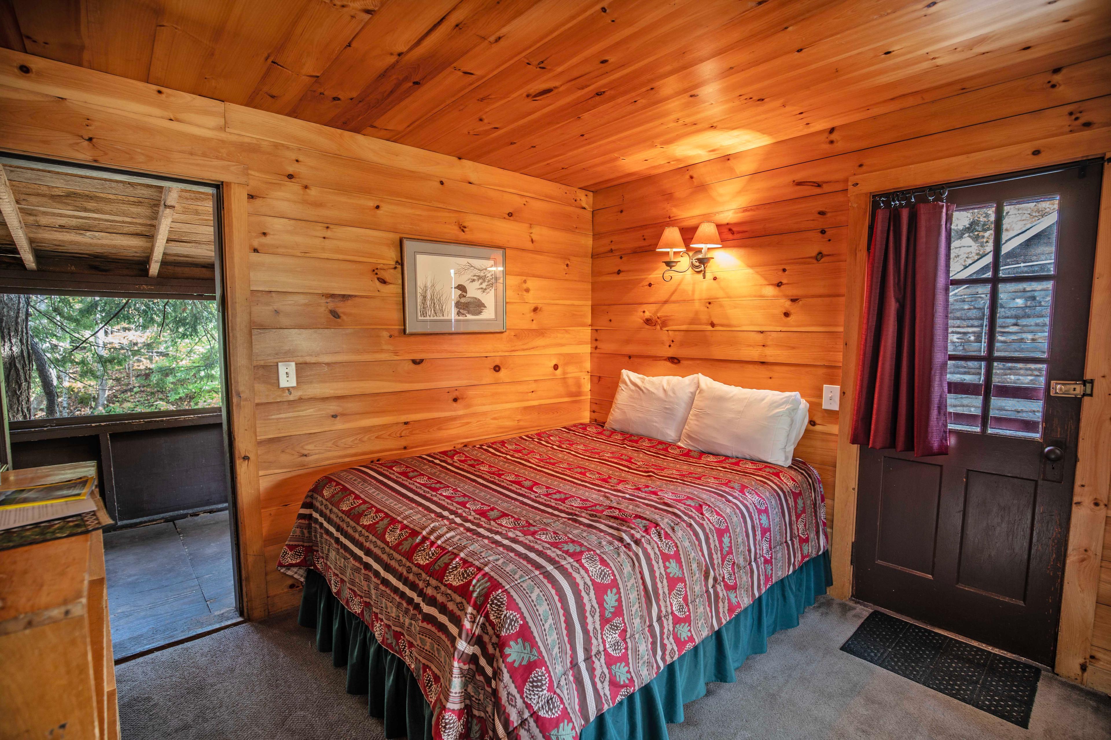 Nature retreat with modern comforts at The River Otter cabin. #NatureEscape #CozyCabin #CabinInTheWoods #RelaxationSpot