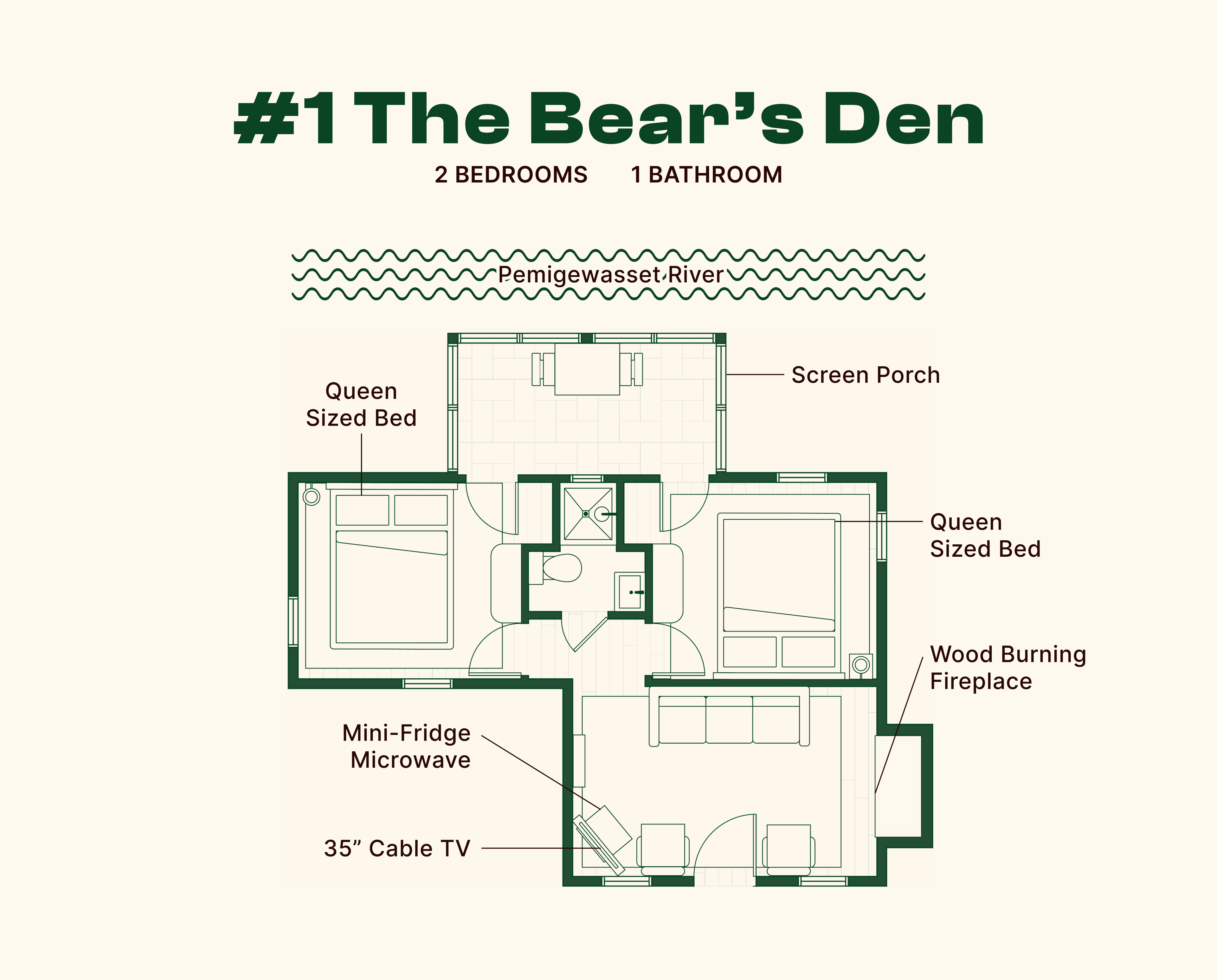 Cabin 1 Bears Den