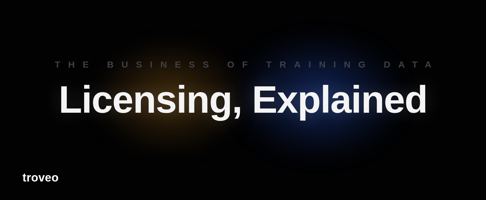 Article banner reading Licensing, Explained, about how AI data licensing works