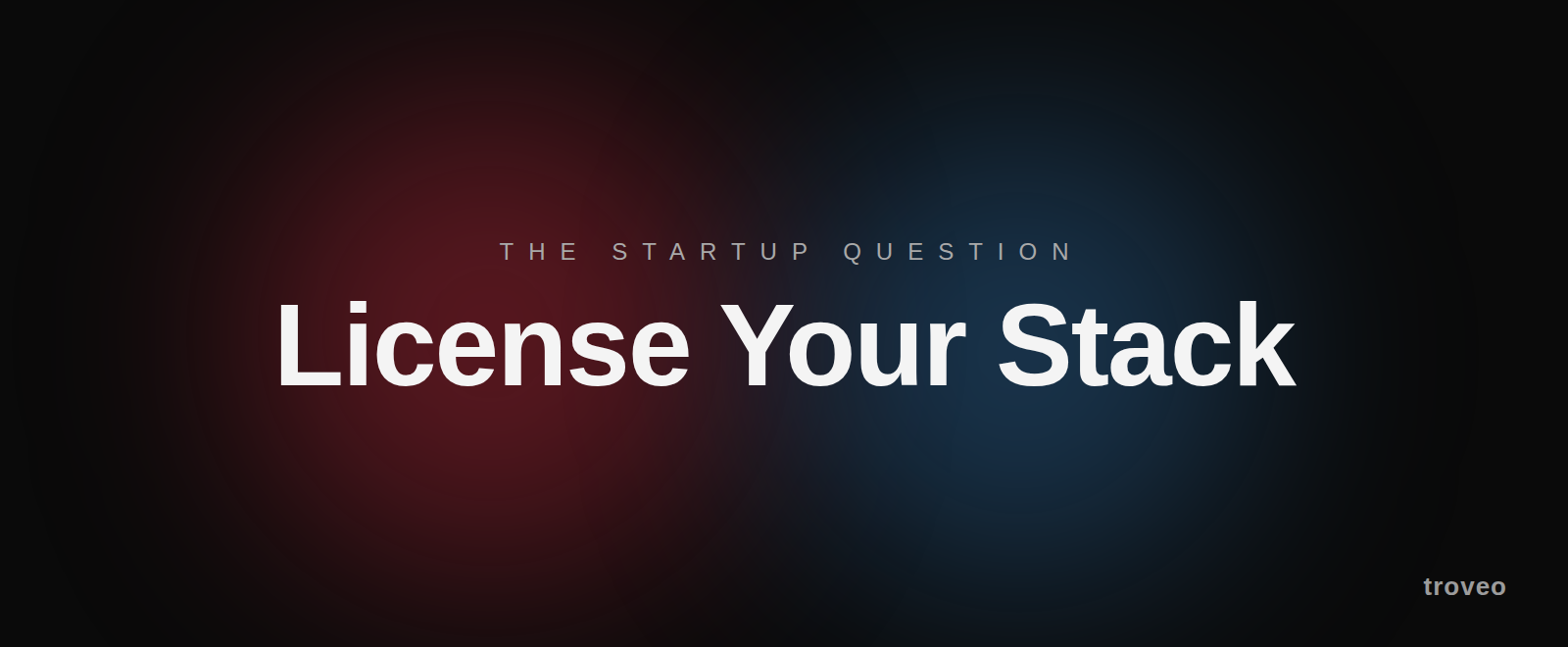 Article banner reading License Your Stack, on how tech startups and SaaS companies license their data to AI