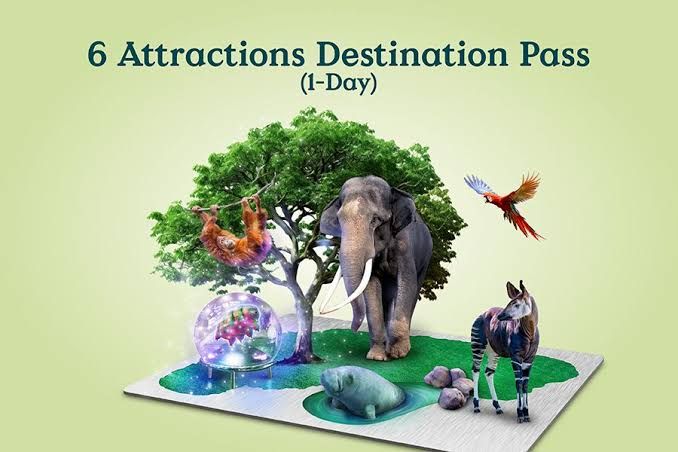 6 parks destination pass ( In 1 day )