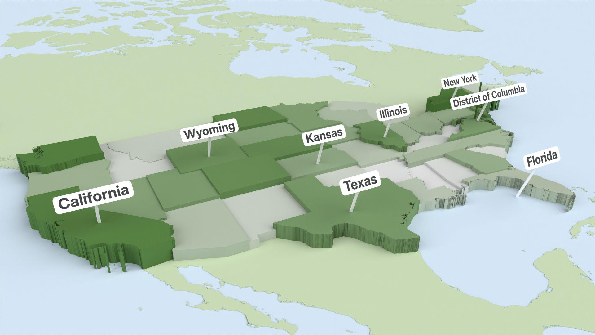 United States, GDP per capity, Source: Wikipedia