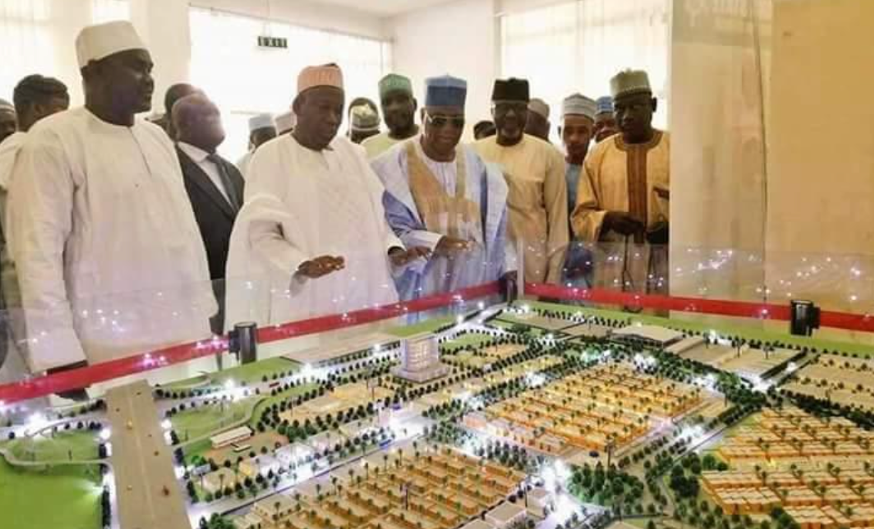 Rendering of Kano Economic City off-grid market development in Nigeria