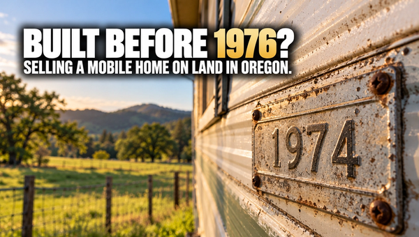 Can You Sell an Old Mobile Home on Its Own Land in Oregon?